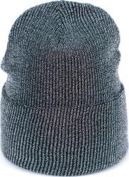 Szaleo Street Fashion női beanie sapka hosszú, kihajtható, fekete (cz19308-2)