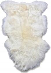 Furryman Báránybőr Természetes Ágytakaró Fehér Ecru 100x55cm Szőnyeg Bolyhos Bárány M (012)