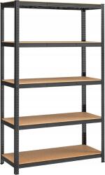 SONGMICS Tárolószekrény fém Songmics 5 polc 200x120x60 cm max 175 kg (GLR060B01)