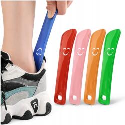 SNM Cipőkanál Könnyű Kis Műanyag Akasztó Erős Kézi 15cm MIX