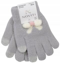 Noviti Ötujjas Kötött Kesztyű Szürke Masni 16cm 5-8 V034G