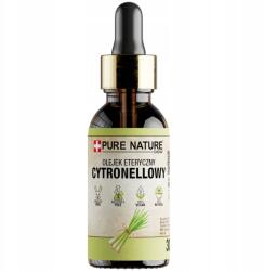 Pure Nature Citronella Illóolaj Természetes Citronella Illóolaj Adalékanyagok Nélkül 30ml (OLEJEK CITRONELLA OLEJKI DO SAUNY 30ml)