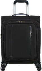 Samsonite Cloudrider 55cm Bővíthető Kabin Bőrönd Jet Black (157365/1465)