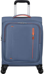 Samsonite Cloudrider 55cm Bővíthető Kabin Bőrönd Stone Blue (157365/E612)