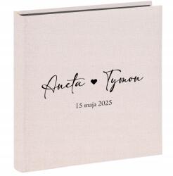  Esküvői fotóalbum Ifjú pár emlékére Esküvő évforduló 30 kártya (Personalizowany album)