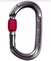 Ocun Ocún Osprey csavaros karabiner, antracitpiros (Osprey Screw - anthracite/red)
