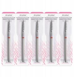 Aba group Gyémánt láng maró piros 11 mm Aba Group Master Pro Tornado 5 db ( Frez Łezka 11 mm Master Pro Tornado 5 sztuk)