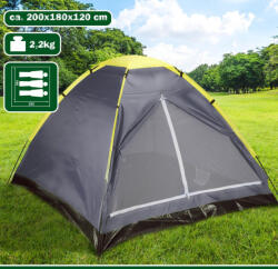 CAMP ACTIVE Sátor 3 személyes 200x180x120 cm szürke - Camp Active (208300060)