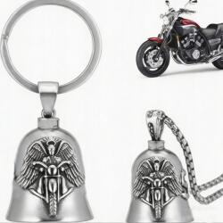  Motorkerékpár Csengő Guardian Bell Kulcstartó Nyakláncok 2 db