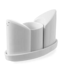 Hendi Fűszertartó szett só-borsszóró fogpiszkáló fehér porcelán Hend (786420)