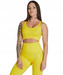 Carpatree Női sportmelltartó Carpatree fitnesz edzés sárga Xs (5902863481031)