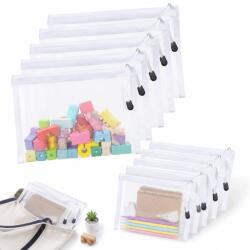 10 db-os rendszerező készlet puzzle tasakok építőkockák játékok dokumentumok kastély