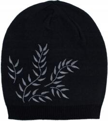 Szaleo Angora Pure Elegance női sapka beanie, elegáns, fekete (cz17587-1)
