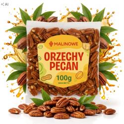 Malinowe Pecan Dió 100g Pekándula Kiváló Friss Prémium Minőség (5904576302344)