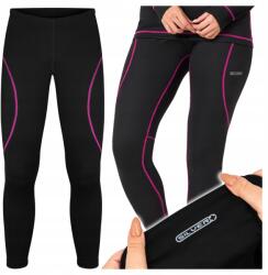 Ercole Rózsaszín Női Termoaktív Fehérnemű Termikus Nadrág Leggings Nadrág M L (Termoaktywne Legginsy Damskie Spodnie F07-ML)