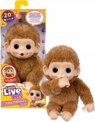 Moose Little Live Pets Baby Monkey Minis Pepi Peach interaktív majom