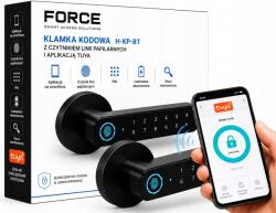Force Titkosító kilincs H-kp-bt billentyűzet ujjlenyomat, WiFi, Tuya, Smart (H-KP-BT)