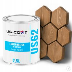 US-Coat Fa Lakkfesték 3AZ1BEN Irha Lazúr Bézs Félmatt 2.5L Uv Védő (PÓŁMAT DO MEBLI TARASU 5905748297369)