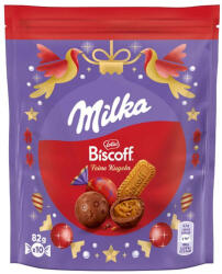 Milka Karácsonyi Biscoff Töltelékes Golyók 82g
