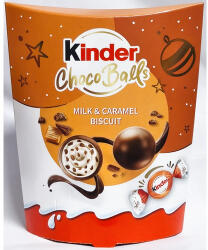 Kinder Balls Tejes Krémmel Töltött Golyók Ropogós Karamell Darabkákkal 90g