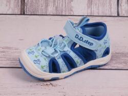 D-D-step Sportcipő szandál DD step G065-41329B kék dinoszauruszokkal 31