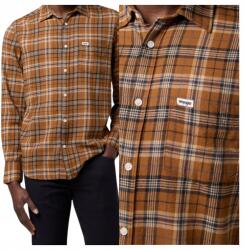 Wrangler Férfi ing Wrangler 1 pont Póló Pamut Kockás Barna Kockás M (112371404)