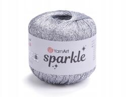 YarnArt Sparkle metál kordon, ezüst 1300