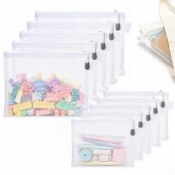  10x Organizer Táska Tasak Építőkocka Tároló Játék Puzzle Filctoll