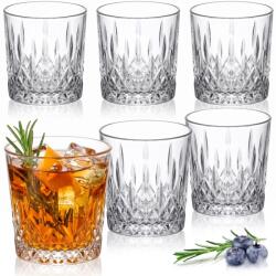Glasmark Whisky Italos Poharak 280 ml 6db-OS Szett Vastag Üveg Ajándék (68-0100-n280)
