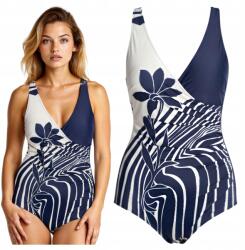 Ercole Fürdőruha Egyrészes Női Karcsúsító Plus Size 48 4XL (Strój kąpielowy jednoczęściowy damski E913b48)