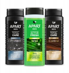 Apart Férfi tusfürdő 3az1ben, 4in1 Test Arc Haj Szakáll MIX 3x500ml (5900931046021)