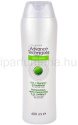 Avon Advance Techniques Daily Shine sampon minden hajtípusra (Daily Shine 2in1 Shampoo and Conditioner) 400 ml