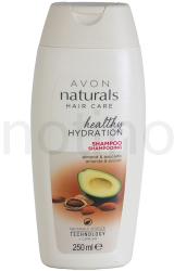 Avon Naturals Hair Care regeneráló sampon száraz és sérült hajra (Almond Oil and Avocado Moisturizing Shampoo) 250 ml
