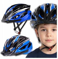 Ercole Kerékpáros bukósisak fiúnak napellenzővel Mtb országúti rollerhez 48-54cm (Kask na rower dla dzieci lekki szosowy R97dbn)