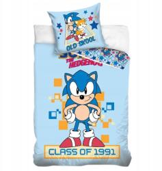 Carbotex Sonic The Hedgehog pamut ágyneműhuzat 140x200 65x65 gyerekeknek (6124206516)