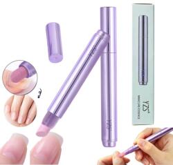  3db 3 az 1-ben Cuticle Nail Care Pen bőrápoló stift kerámia (Miruno)