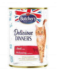 Butcher's Delicious Dinners nedves macskaeledel marhahús zselében 400g