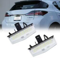  Toyota Rendszámtábla Világítás LED - Toyota RAV4 (2013-2018) Prius Lexus és más modellekhez
