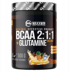 MAXXWIN Bcaa Glutamin 500g zöld alma (8594193920259)