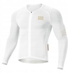 Rockbros Diamond hosszú ujjú kerékpáros mez S-es méret fehér Rockbros (5907769385483)