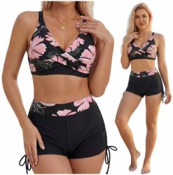 eModne Kétrészes Fürdőruha Boho Bikini Magas Derekú Rövidnadrág M 38 (E92 M)