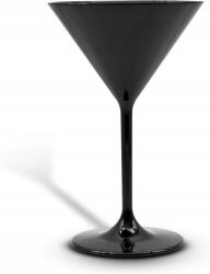 Martini Pohár Műanyag 12db Fekete Törhetetlen 260ml