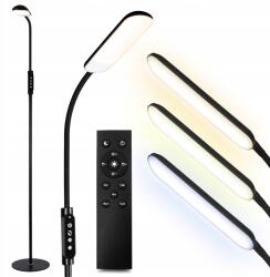 LEDTechnics Modern Lámpa 12W Led Rgb 3 Szín Álló Padló Széles Lámpabúra Távirányító (8546)