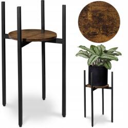 LoftInspired Loft fém virágágyás fekete Torre Rustic 60 cm (5905523061482)