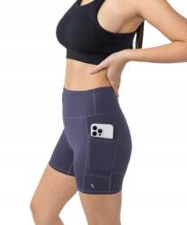 Carpatree Női rövidnadrág Carpatree Pockets Shorts magas derekú zsebek sötétkék Xs (5906565053824)