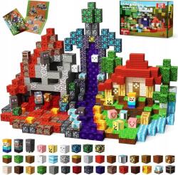  Prémium Minecraft Mágneses Építőkockák Gyerekeknek 200 Db-os Kirakós Kocka (639737694727)