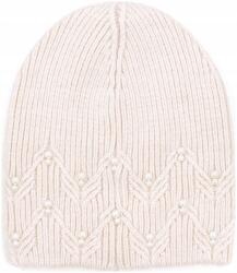 Szaleo Női téli sapka White Pearl meleg, angóra ekrü (cz18370-1)