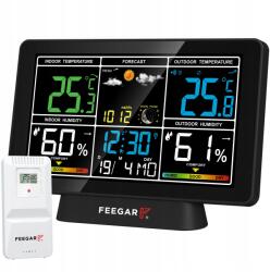 Feegar Vezeték nélküli időjárás állomás Feegar LCD 7, 5" Barométer Hőmérő (5904610880449)