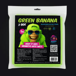Crazy Monkey Green Banana kétoldalas autótörölköző