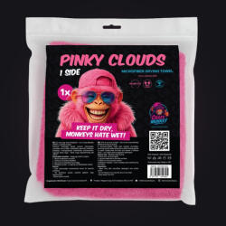Crazy Monkey Pinky Clouds egyoldalas autótörölköző